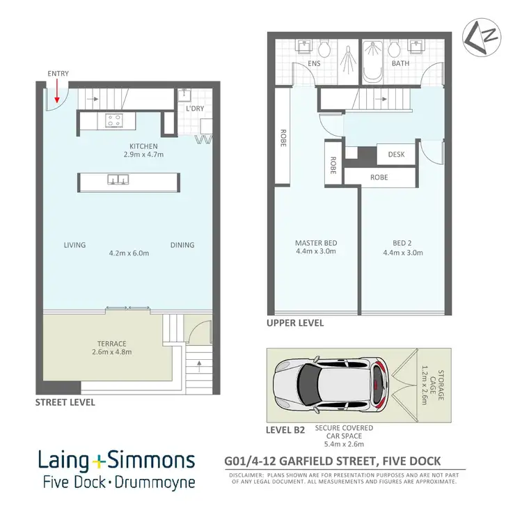 Floorplan of Homely unit listing, G01/4-12 Garfield Street, Five Dock NSW 2046