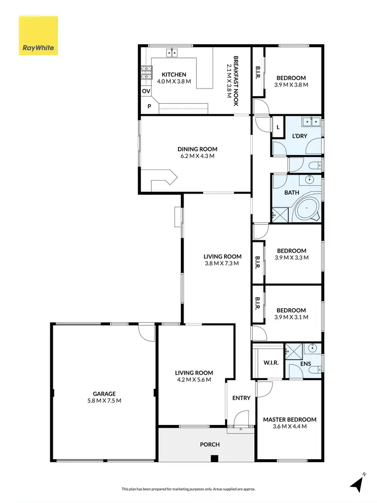 Floorplan of Homely house listing, 16 El Golea Mews, Keilor Downs VIC 3038