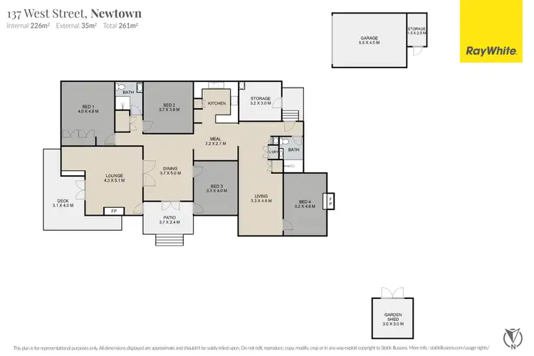 Floorplan of Homely house listing, 137 West Street, Newtown QLD 4350