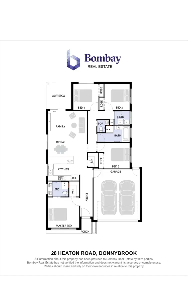 Floorplan of Homely house listing, 28 Heaton Road, Donnybrook VIC 3064