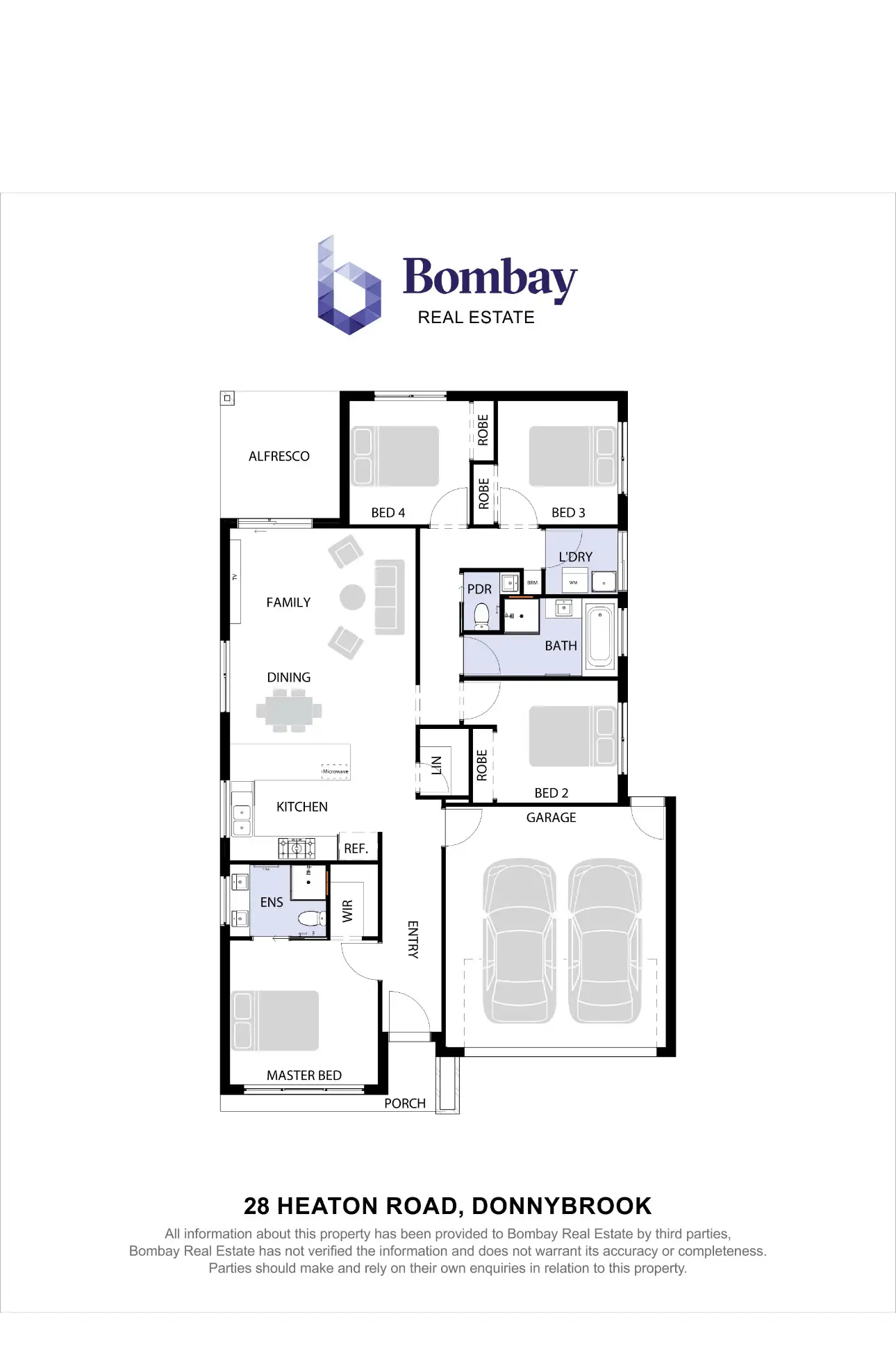 Floorplan of Homely house listing, 28 Heaton Road, Donnybrook VIC 3064