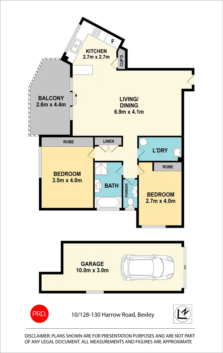 Floorplan of Homely unit listing, 10/128-130 Harrow Road, Rockdale NSW 2216