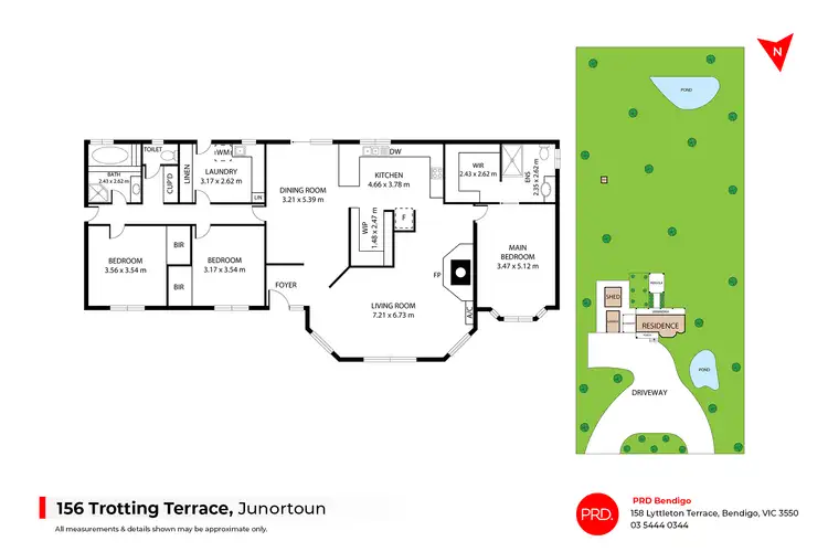 Floorplan of Homely house listing, 156 Trotting Terrace, Junortoun VIC 3551