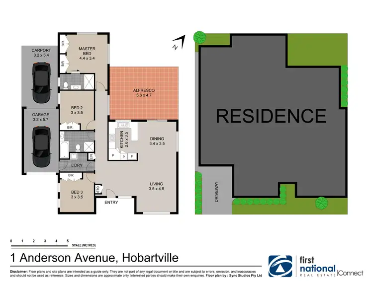 Floorplan of Homely house listing, 1 Anderson Avenue, Hobartville NSW 2753
