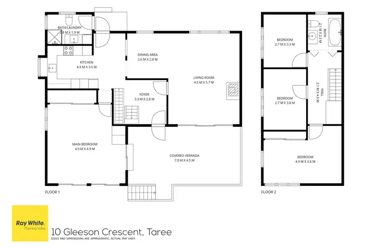 Floorplan of Homely house listing, 10 Gleeson Crescent, Taree NSW 2430