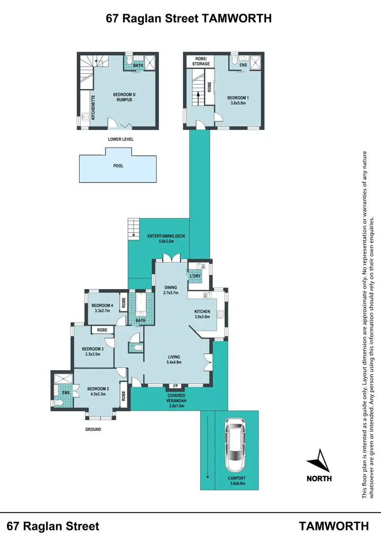 Floorplan of Homely house listing, 67 Raglan Street, Tamworth NSW 2340