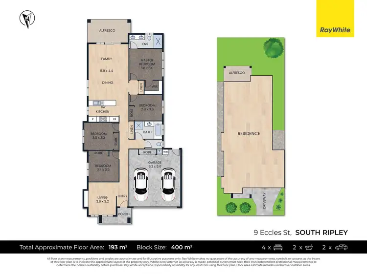 Floorplan of Homely house listing, 9 Eccles Street, South Ripley QLD 4306
