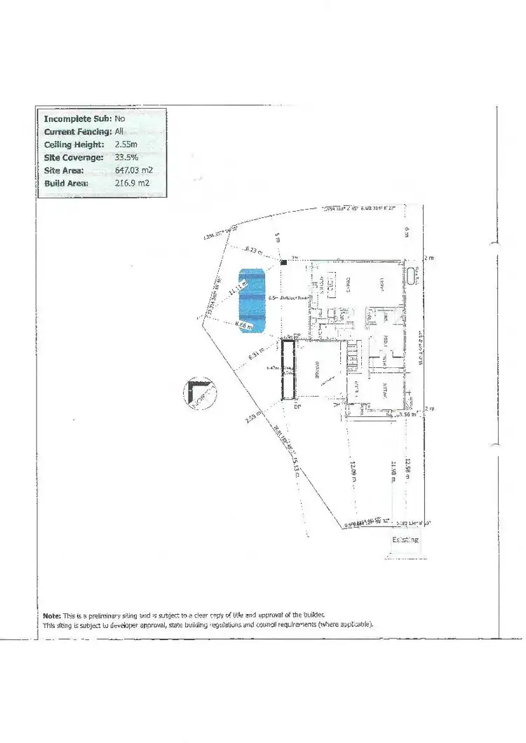 Floorplan of Homely land listing, 59 Phillip Hyland Drive, Yarrawonga VIC 3730