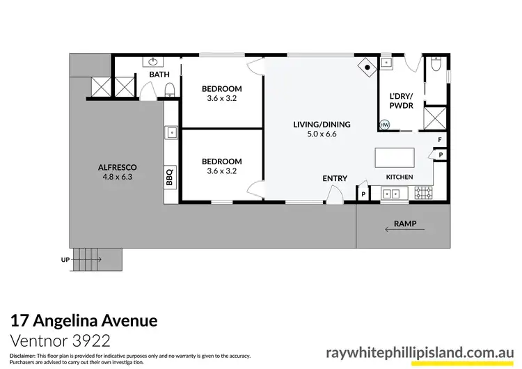 Floorplan of Homely house listing, 17 Angelina Avenue, Ventnor VIC 3922
