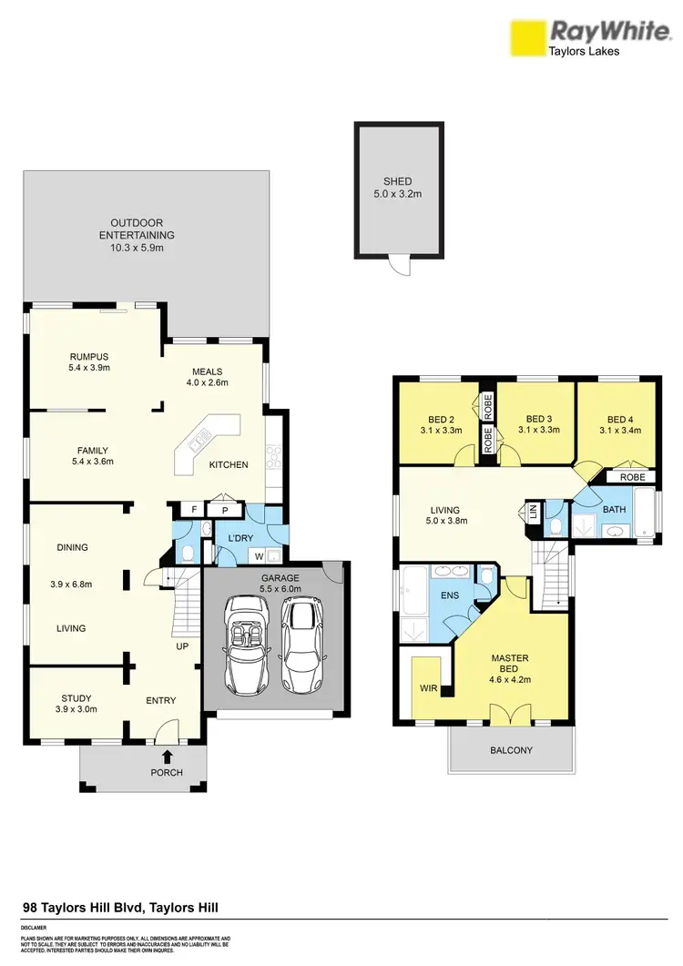 Floorplan of Homely house listing, 98 Taylors Hill Boulevard, Taylors Hill VIC 3037
