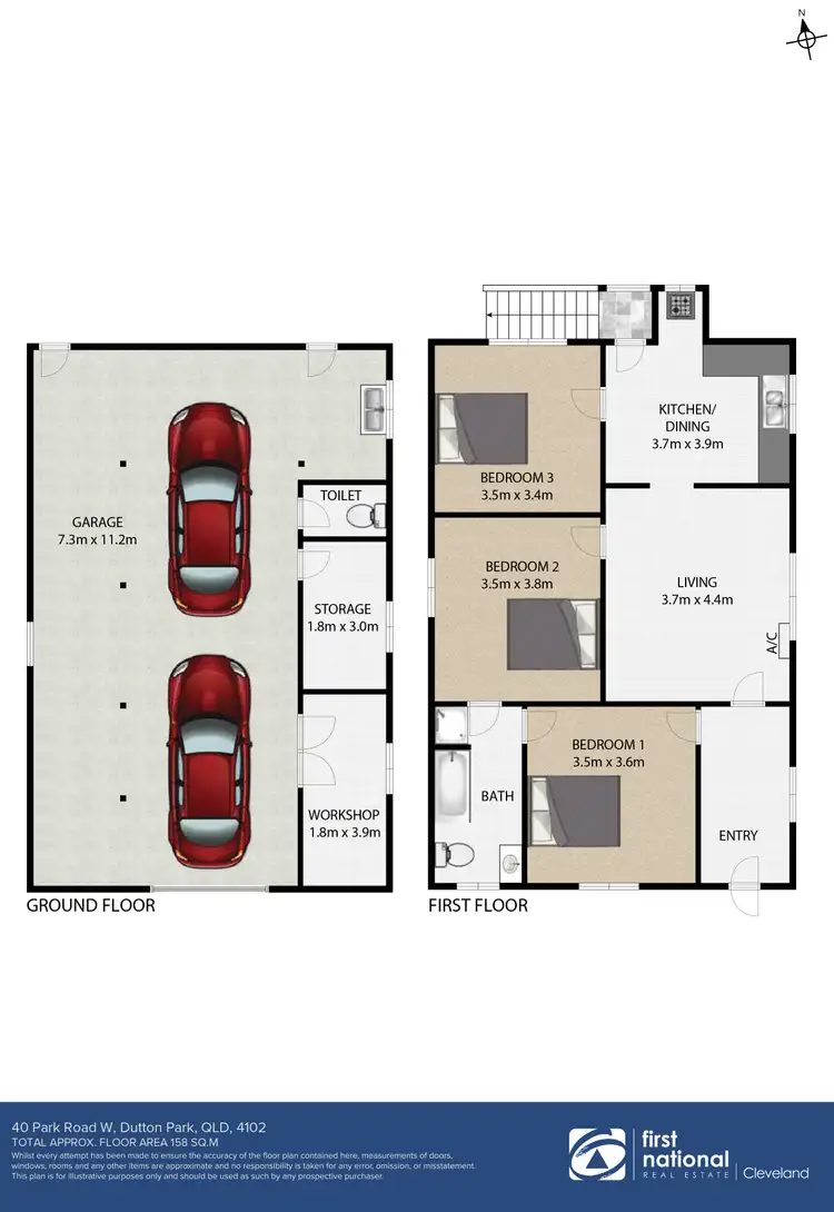 Floorplan of Homely house listing, 40 Park Road West, Dutton Park QLD 4102