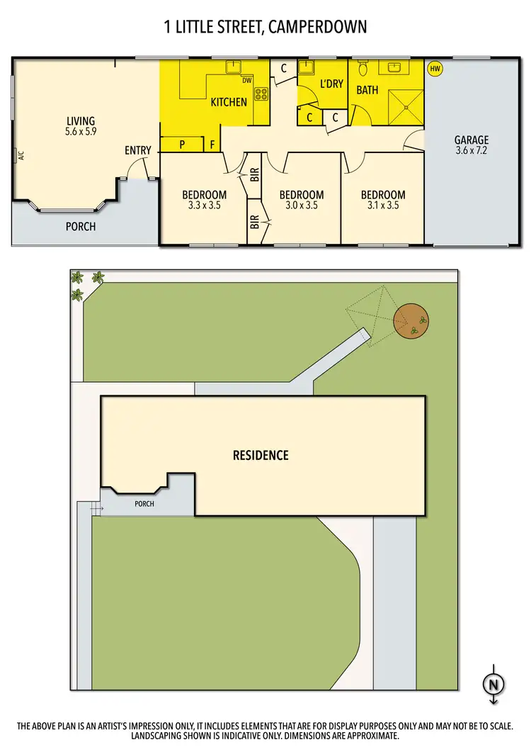Floorplan of Homely house listing, 1 Little Street, Camperdown VIC 3260