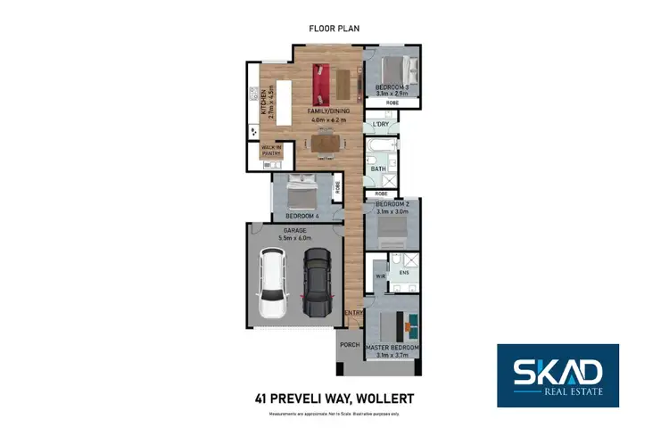 Floorplan of Homely house listing, 41 Preveli Way, Wollert VIC 3750