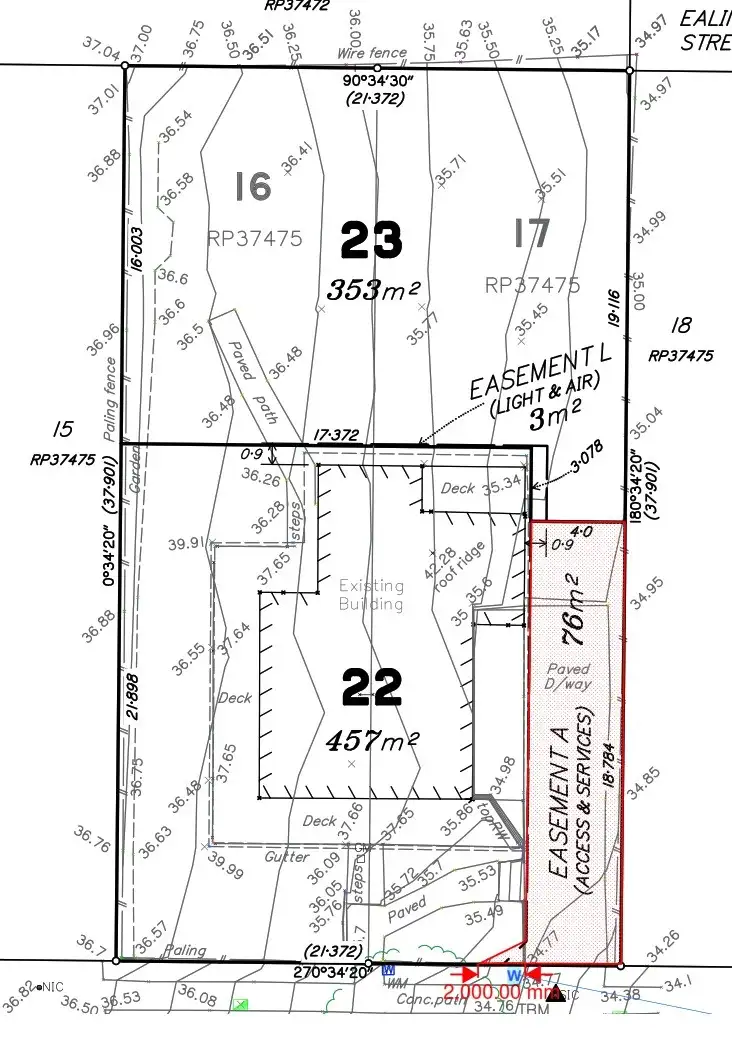 Floorplan of Homely land listing, 16 Junction Terrace, Annerley QLD 4103