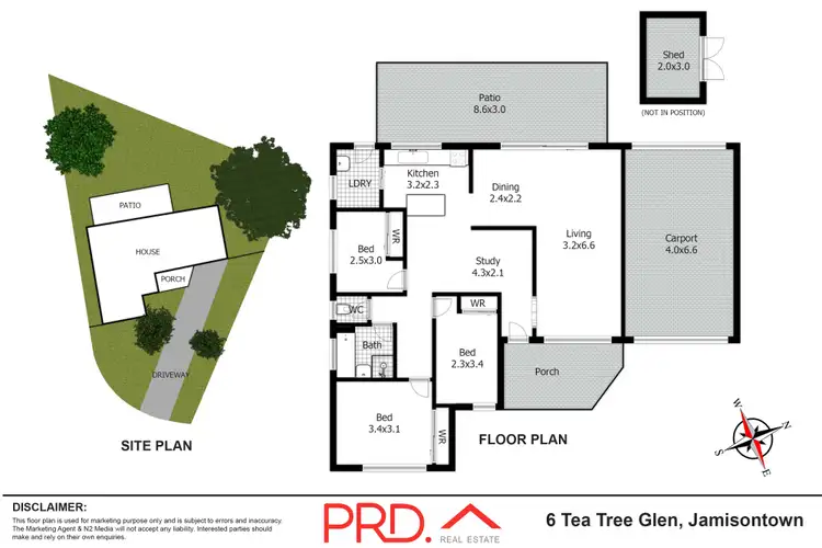 Floorplan of Homely house listing, 6 Tea Tree Glen, Jamisontown NSW 2750