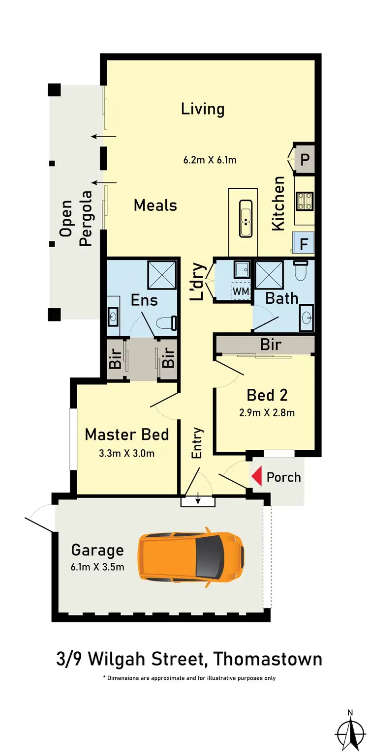 Floorplan of Homely unit listing, 3/9 Wilgah Street, Thomastown VIC 3074