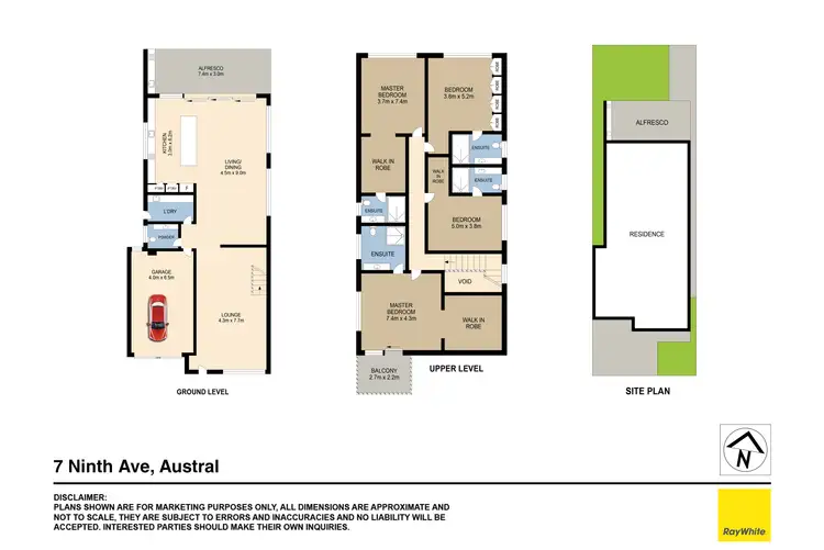 Floorplan of Homely house listing, 7 Ninth Avenue, Austral NSW 2179