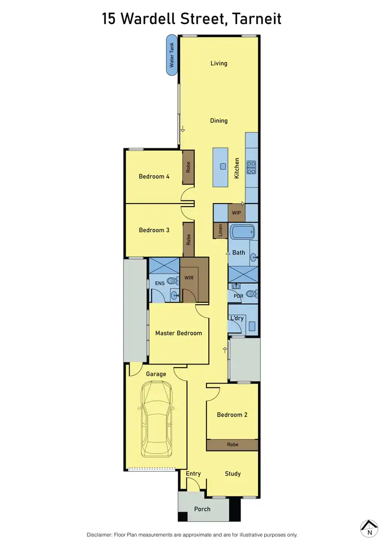 Floorplan of Homely house listing, 15 Wardell Street, Tarneit VIC 3029