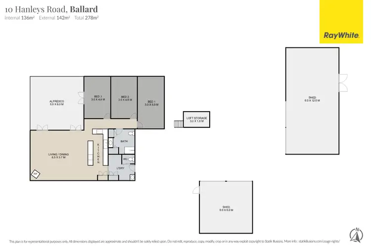 Floorplan of Homely house listing, 10 Hanleys Road, Ballard QLD 4352