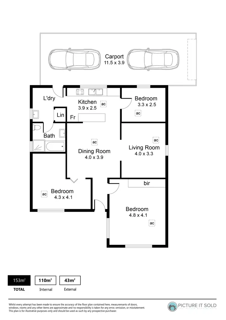 Floorplan of Homely house listing, 25 Milburn Street, Ottoway SA 5013