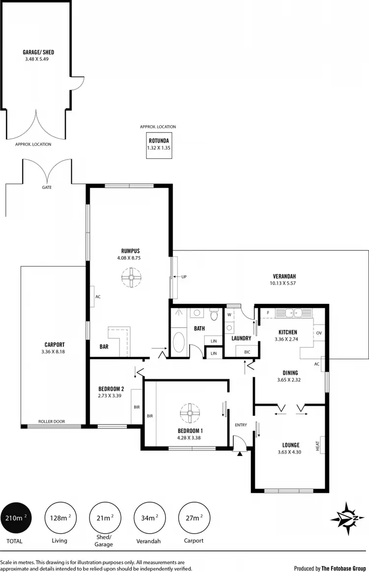 Floorplan of Homely house listing, 12 Colwood Avenue, Fulham SA 5024