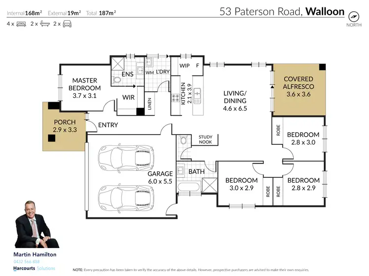 Floorplan of Homely house listing, 53 Paterson Road, Walloon QLD 4306