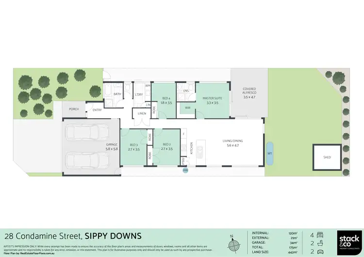 Floorplan of Homely house listing, 28 Condamine Street, Sippy Downs QLD 4556