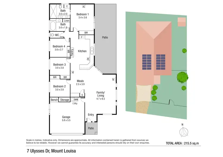 Floorplan of Homely house listing, 7 Ulysses Drive, Mount Louisa QLD 4814