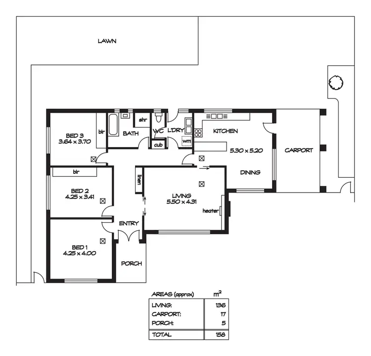 Floorplan of Homely house listing, 39 Dyott Avenue, Hampstead Gardens SA 5086