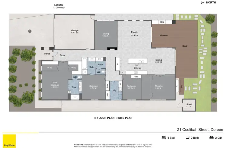 Floorplan of Homely house listing, 21 Coolibah Street, Doreen VIC 3754