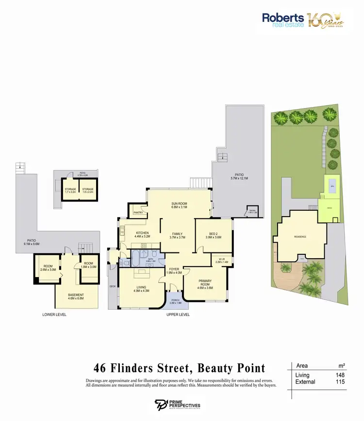 Floorplan of Homely house listing, 46 Flinders Street, Beauty Point TAS 7270