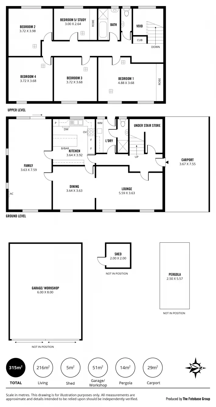 Floorplan of Homely house listing, 6 Delray Street, Fulham SA 5024