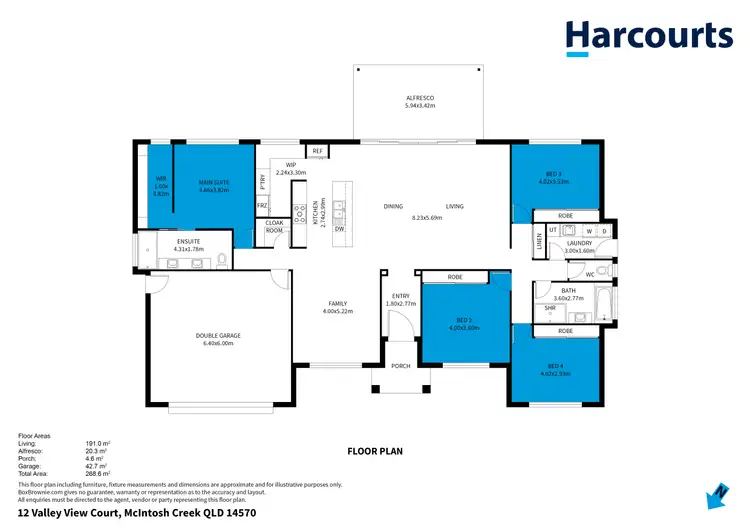 Floorplan of Homely house listing, 12 Valley View Court, Jones Hill QLD 4570