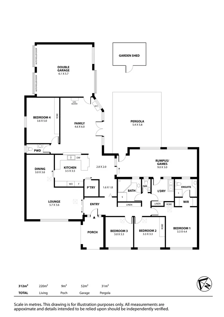 Floorplan of Homely house listing, 24 Lochside Drive, West Lakes SA 5021