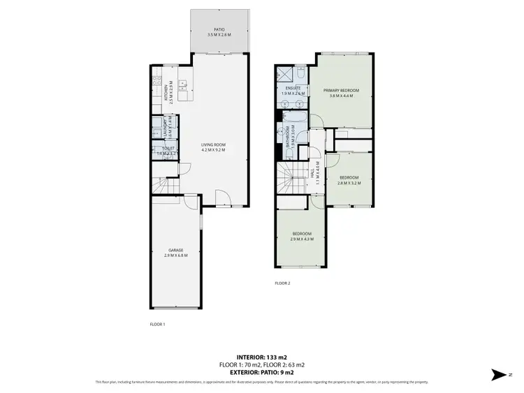 Floorplan of Homely townhouse listing, 3/72 Webster Road, Deception Bay QLD 4508