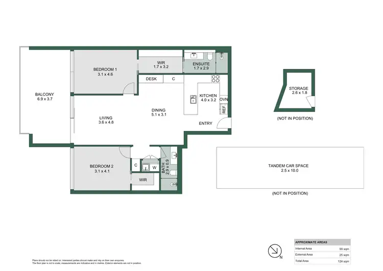 Floorplan of Homely apartment listing, 302/660 Albany Highway, Victoria Park WA 6100