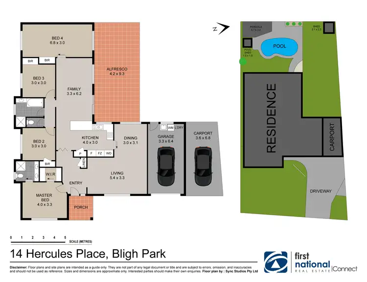 Floorplan of Homely house listing, 14 Hercules Place, Bligh Park NSW 2756