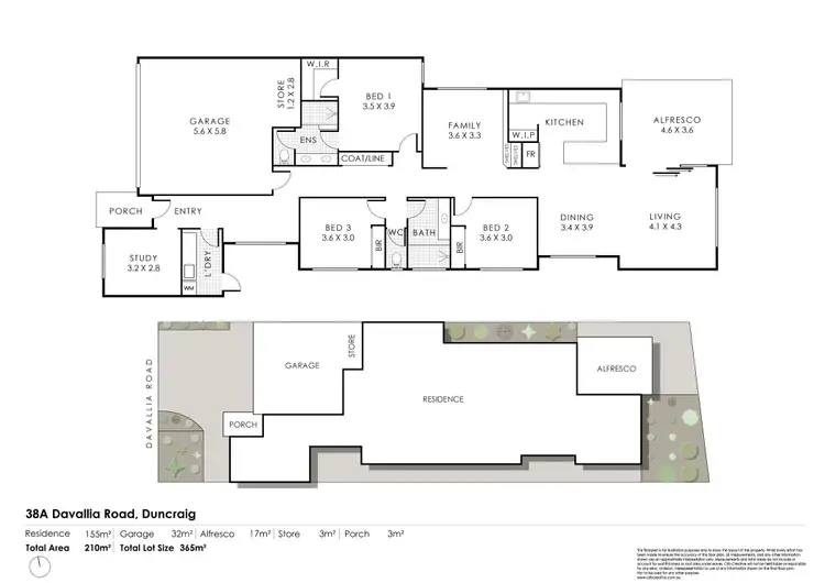 Floorplan of Homely house listing, 38A Davallia Road, Duncraig WA 6023