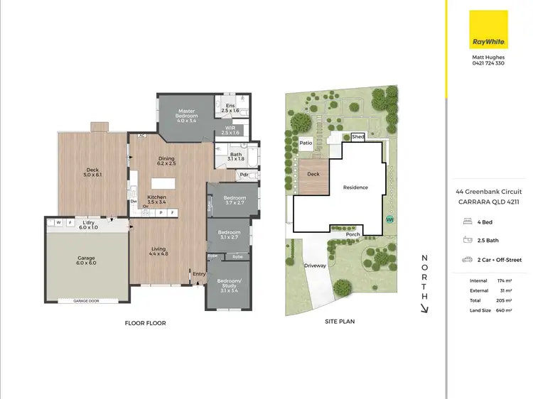 Floorplan of Homely house listing, 44 Greenbank Circuit, Carrara QLD 4211