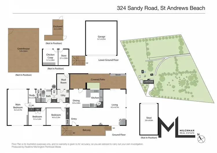 Floorplan of Homely house listing, 324 Sandy Road, Fingal VIC 3939