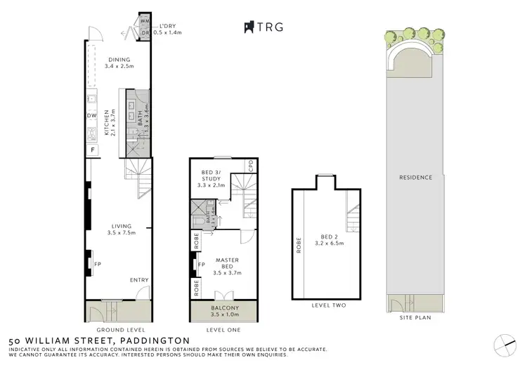 Floorplan of Homely house listing, 50 William Street, Paddington NSW 2021