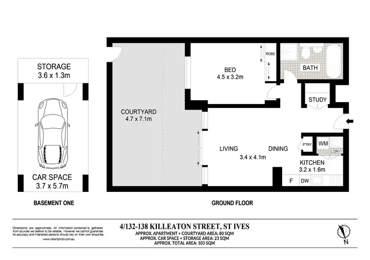 Floorplan of Homely apartment listing, 4/132-138 Killeaton Street, St Ives NSW 2075