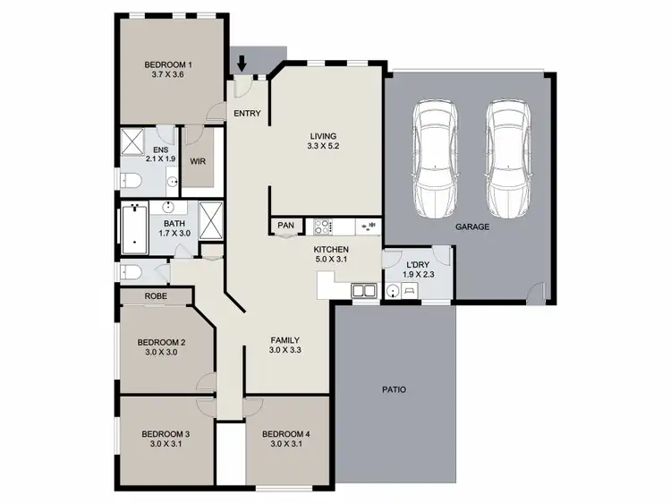 Floorplan of Homely house listing, 12 Creekview Drive, New Auckland QLD 4680