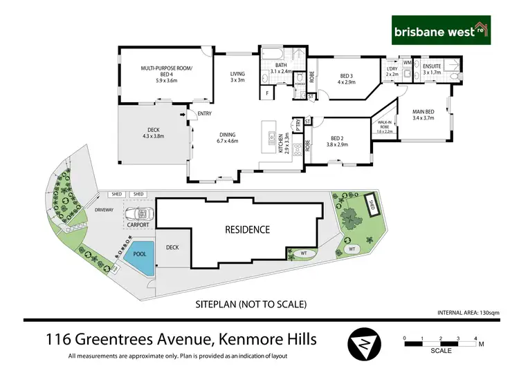 Floorplan of Homely house listing, 116 Greentrees Avenue, Kenmore Hills QLD 4069
