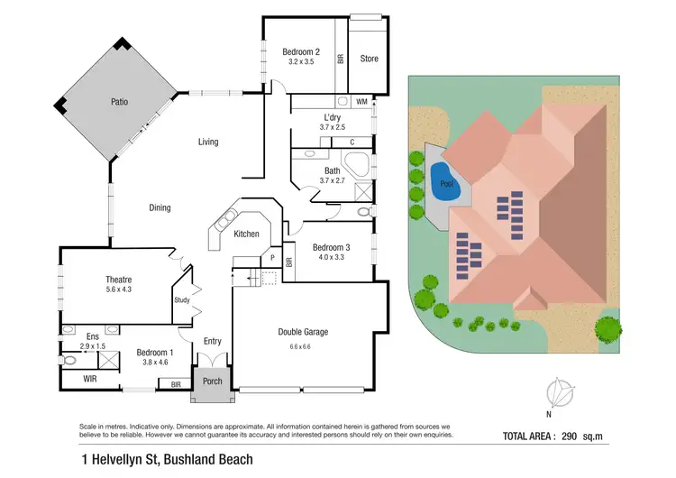 Floorplan of Homely house listing, 1 Helvellyn Street, Bushland Beach QLD 4818