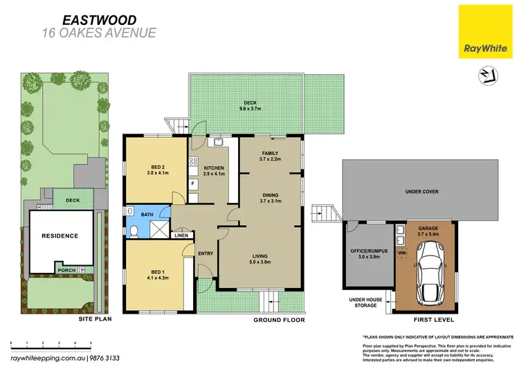 Floorplan of Homely house listing, 16 Oakes Avenue, Eastwood NSW 2122