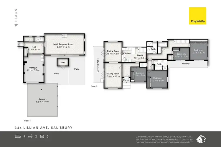 Floorplan of Homely house listing, 344 Lillian Avenue, Salisbury QLD 4107