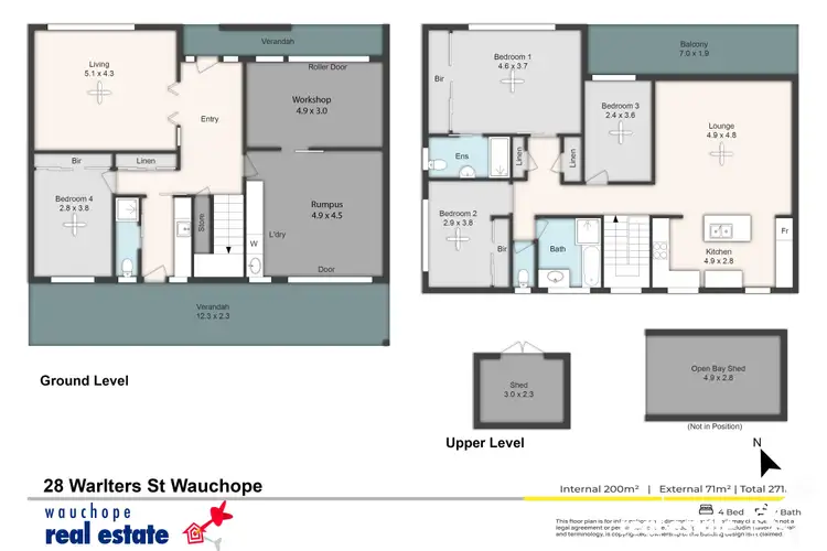Floorplan of Homely house listing, 28 Warlters Street, Wauchope NSW 2446