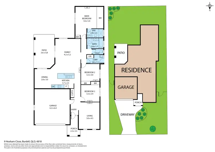 Floorplan of Homely house listing, 9 Hexham Close, Burdell QLD 4818