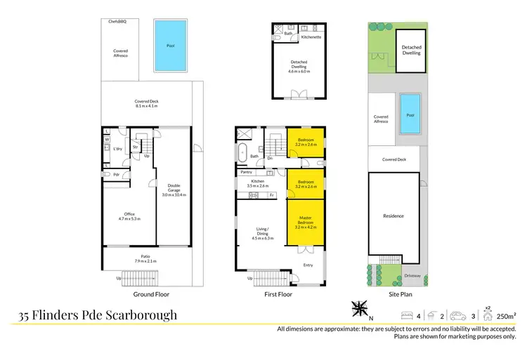 Floorplan of Homely house listing, 35 Flinders Parade, Scarborough QLD 4020